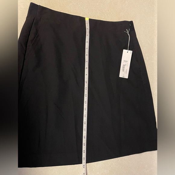 Liz Claiborne Women’s black lined skirt with pockets and elastic waistband Sz 8 - Picture 13 of 14